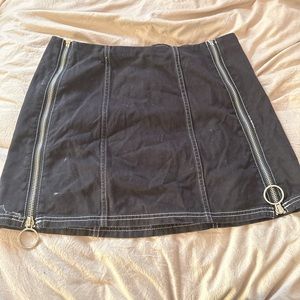 black corduroy skirt